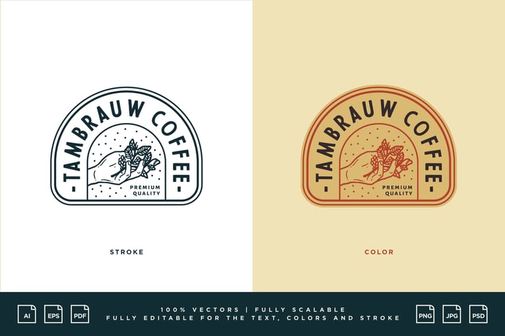Coffee Logo - Tambrauw Coffee