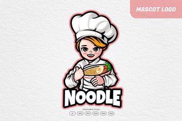 Noodle Restaurant Food Logo