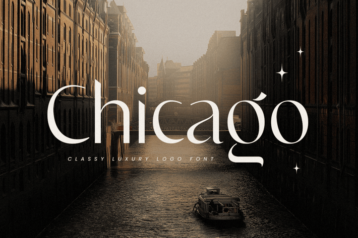 Chicago - Classy Luxury Logo Font