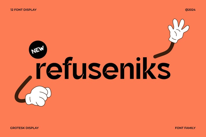 Refuseniks Grotesk Display Font