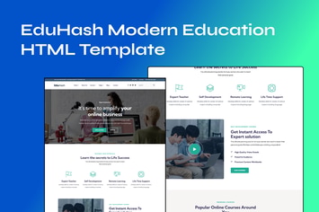 EduHash - Education LMS Html Template 