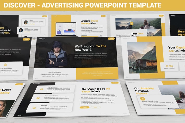 Discover - Advertising Powerpoint Template
