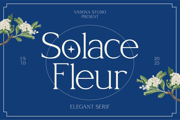 Solace Fleur Serif Font