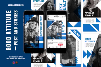 Instagram Templates - Good Attitude