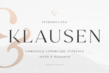 Klausen - Stylish All Caps Serif