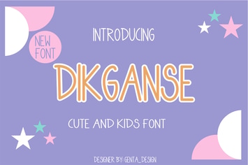 Dikganse - Cute Font