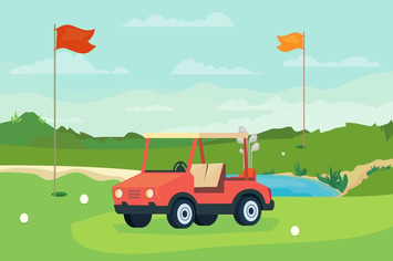 Golf Game - Illustration Background