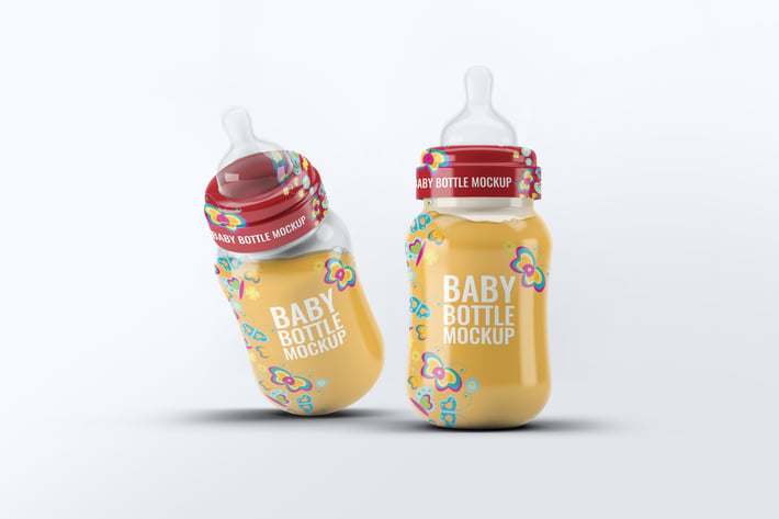 Baby Bottle Mock-Up