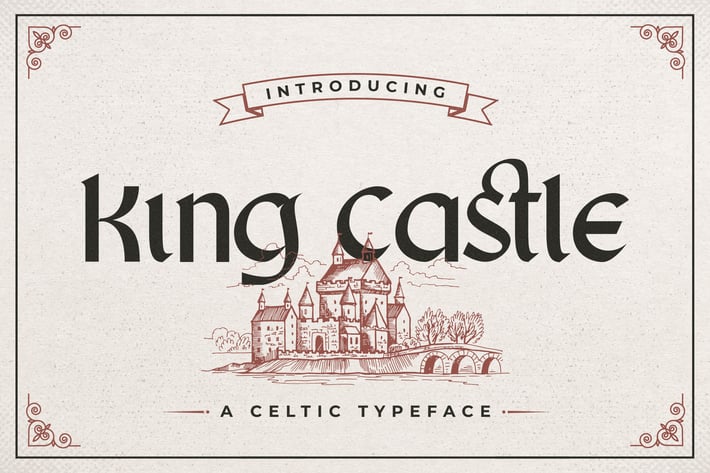 King Castle – Celtic Typeface