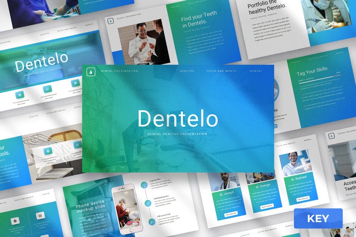 Dentelo - Dental Keynote Presentation Template
