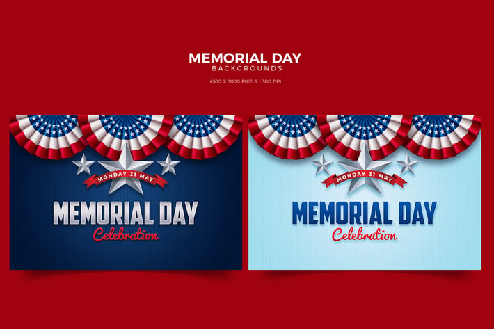 Memorial Day Card/Background