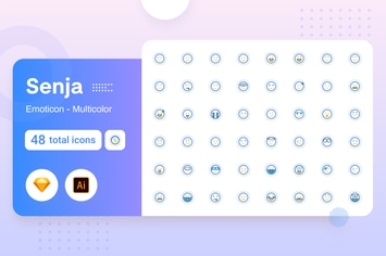 Multicolor Senja - Emoticon 