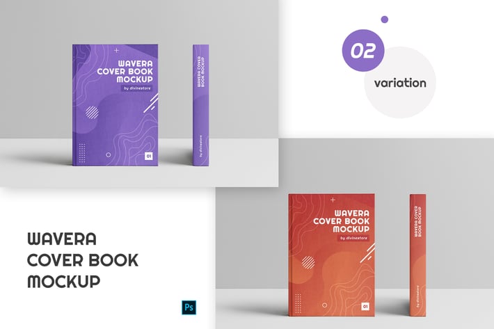 Wavera Cover Book Mockup 