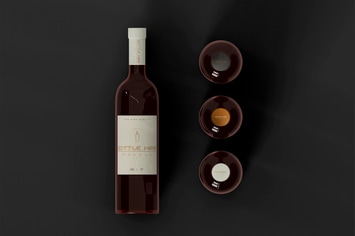 Wine Bottles Mockup
