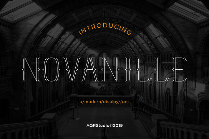 Novanille Display Fonts