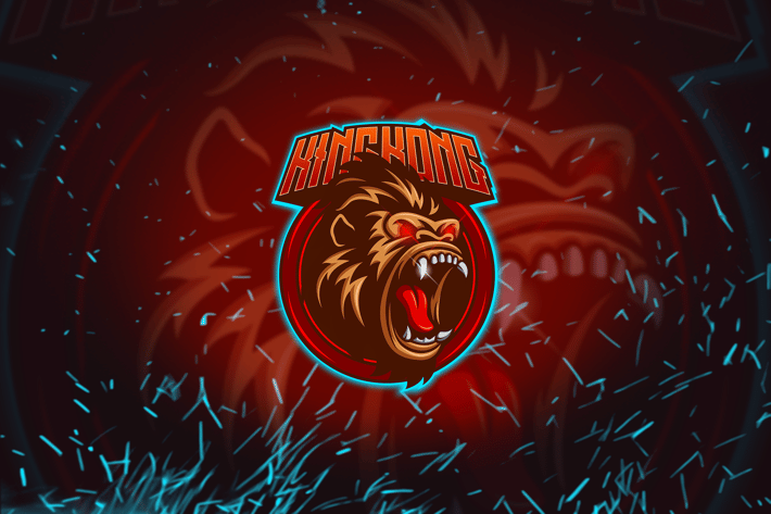King Kong - Mascot & Esports Logo Template