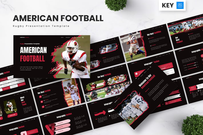 American Football - Rugby Keynote Templates