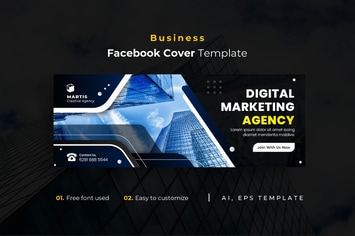 Business r21  Facebook Cover Template