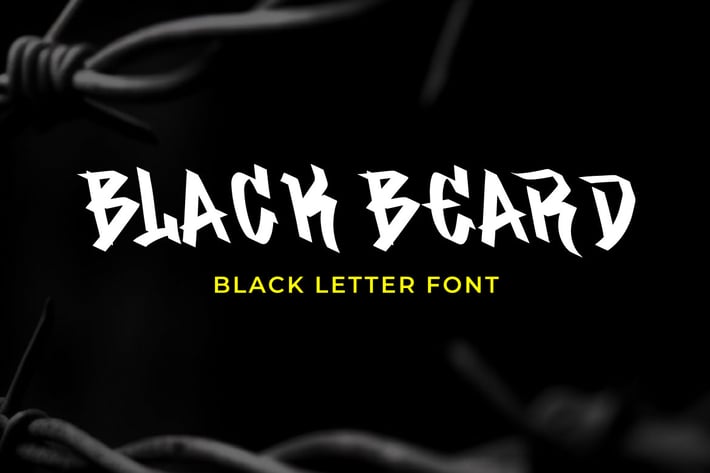 Black Beard - Black Letter Font