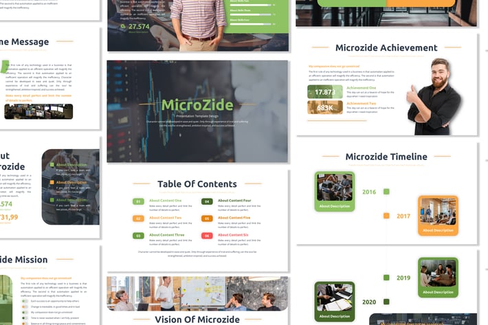 Microzide - Business Template Prensentation