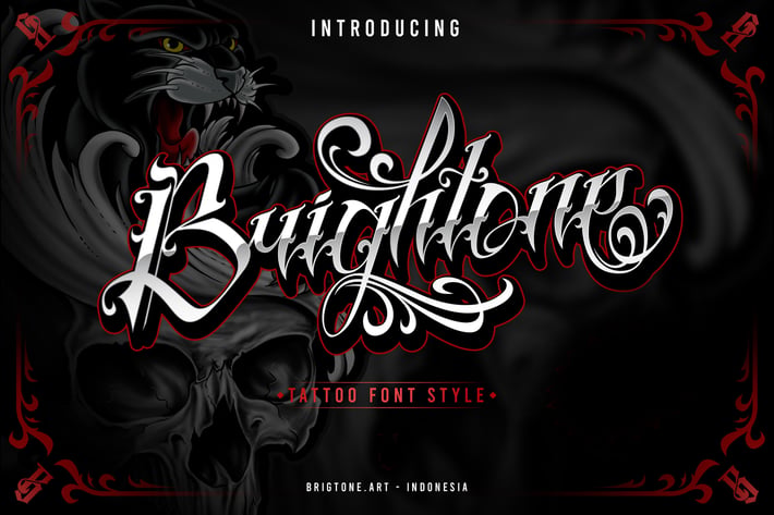Brigthone - Tattoo Lettering