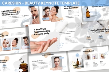CareSkin - Beauty Keynote Template