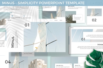 Minus - Simplicity Powerpoint Template