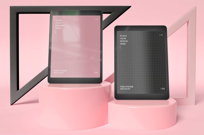 Two Tablet Mockup