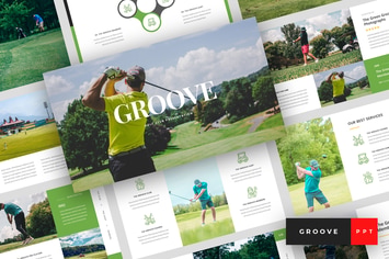 Groove - Golf Club PowerPoint Template
