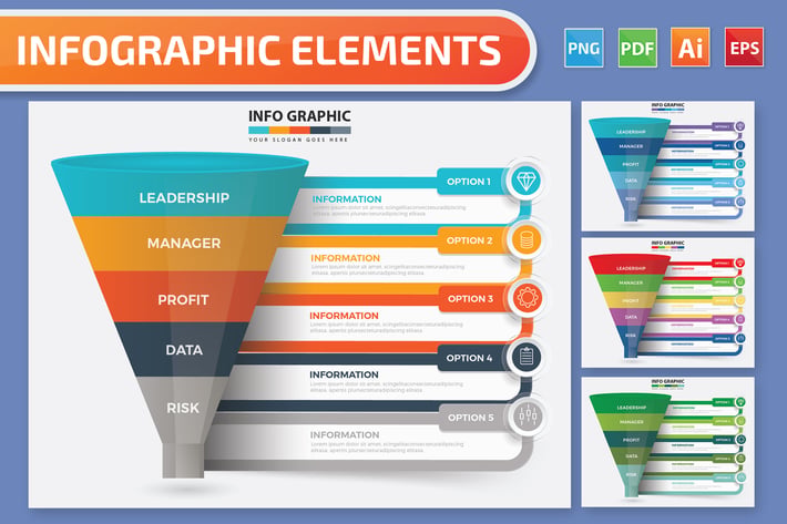 Funnel Infographics design