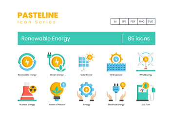 Renewable Energy Icons