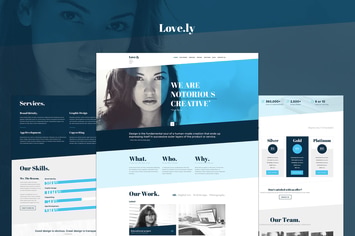 Lovely - PSD Template
