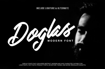 Doglas | Modern Script Font