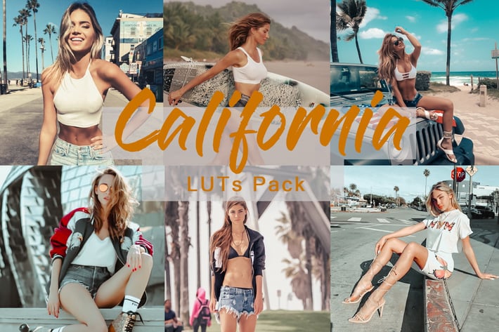 California |LUTs for Video and Photo Color Grading