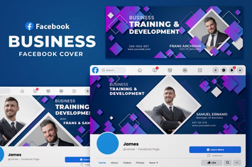 Facebook Cover Geometric - Business Fans Page