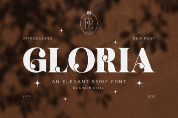 Gloria Elegant Serif Font Typeface
