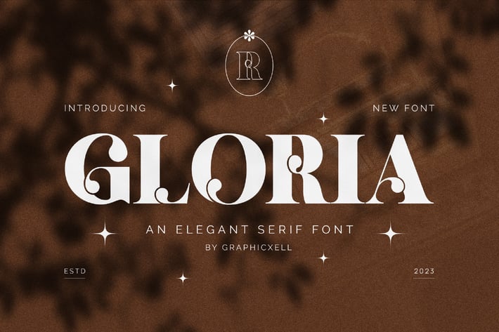 Gloria Elegant Serif Font Typeface