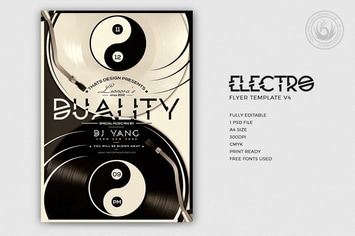 Electro Flyer Template V4