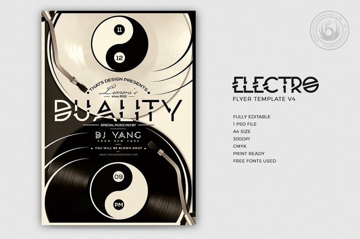 Electro Flyer Template V4