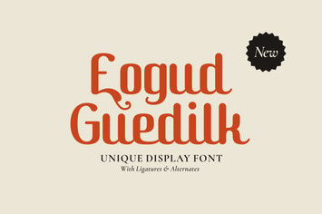 Eugod Guedilk - Display Typeface