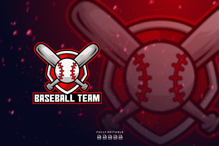Baseball Team Logo Template