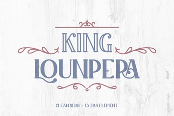 King Lounpera - Display Font