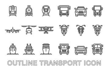 Transportation Linear Icon