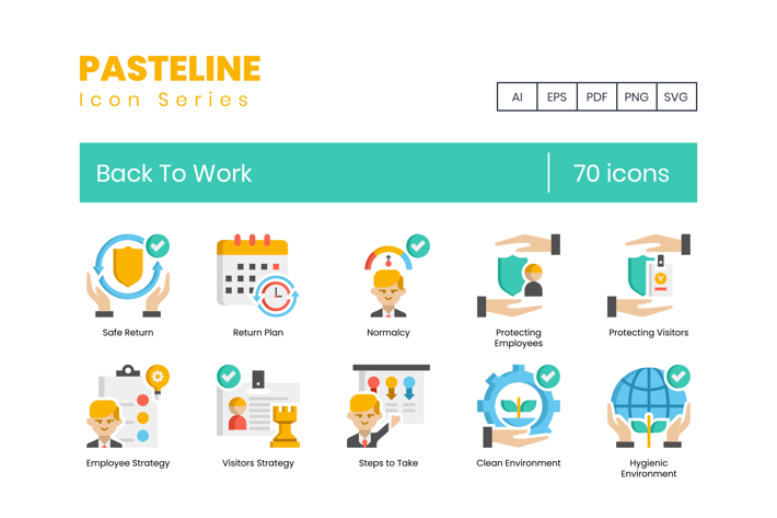 Back To Work Icons