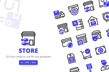 Store (Line and Solid)