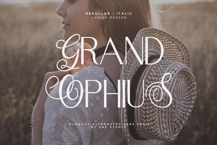 Grand Ophius - Elegant & Luxury Font