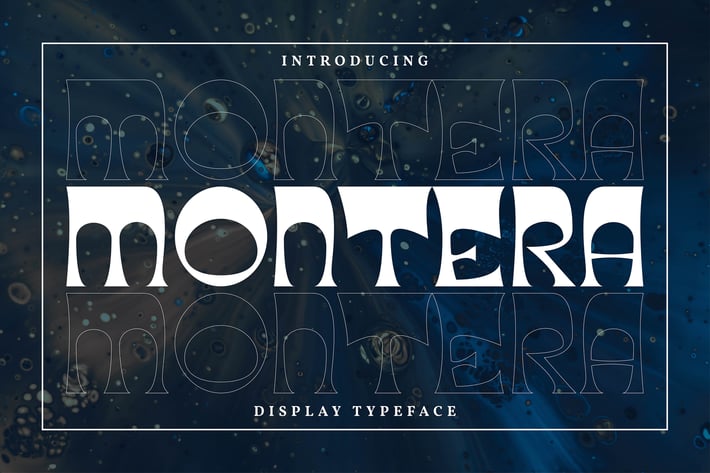 Montera | Display Typeface Font