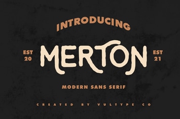 Merton - Vintage Font