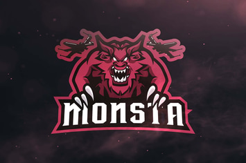 Monsta Sport and Esports Logos