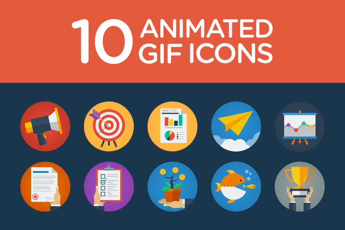 Flat Animated Icons